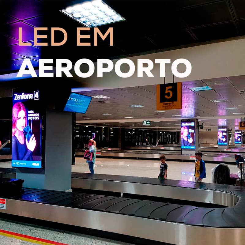 LedWave instala painéis de LED no Aeroporto Internacional de Curitiba