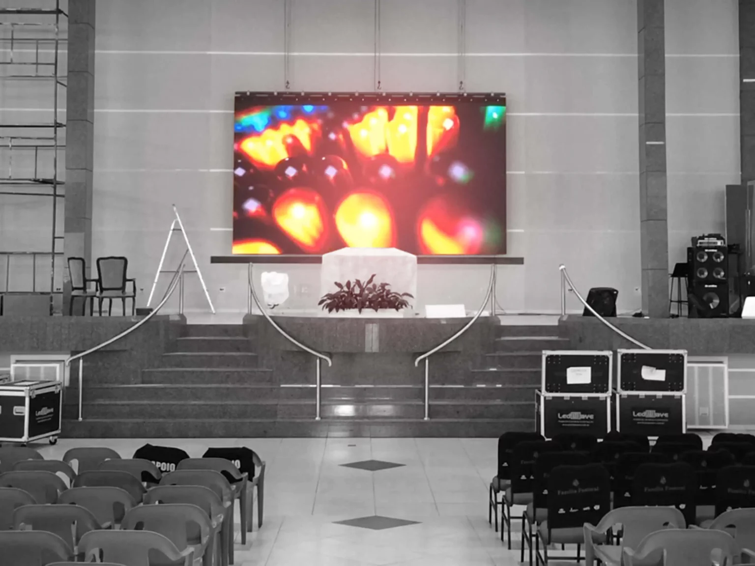 Painel de Led para igreja - LedWave