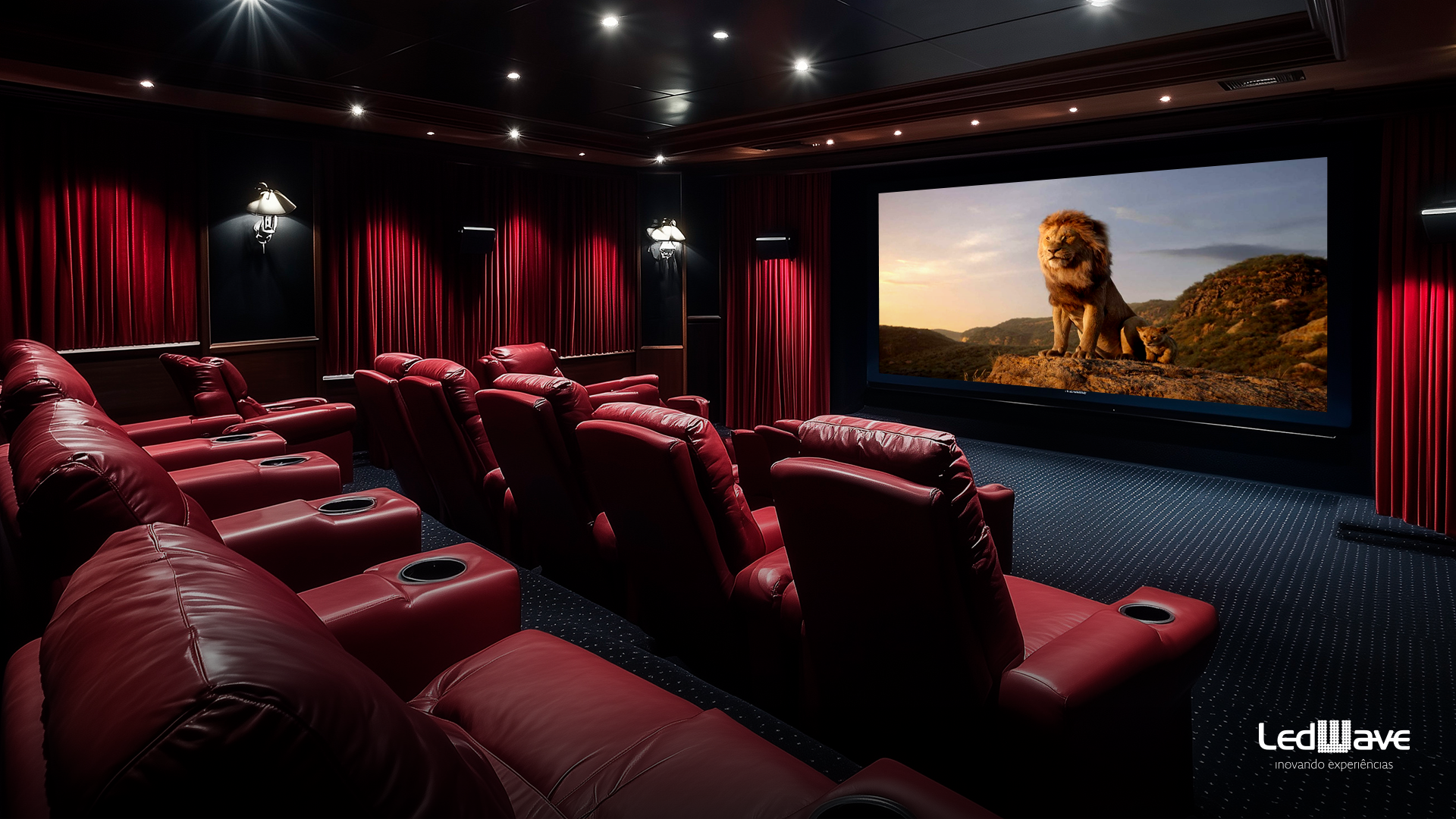 Telas de LED para cinemas - LedWave