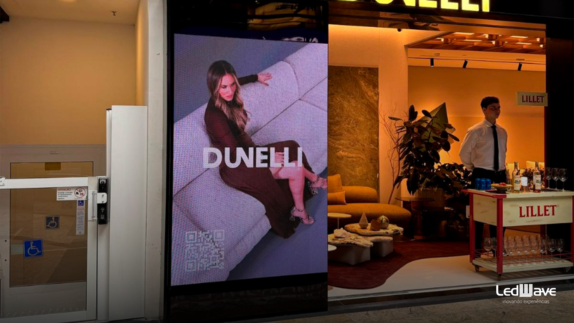 Painel de LED para vitrines - LedWave