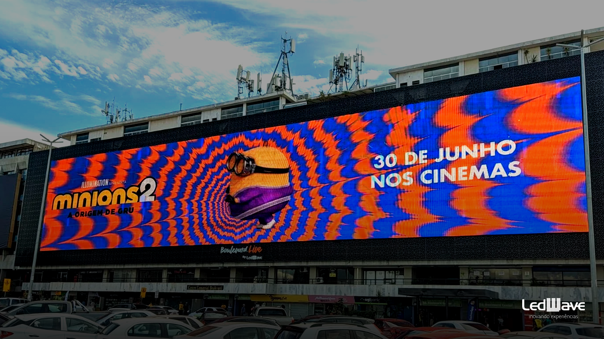 Telas de LED para marketing de filmes: Impacto visual - LedWave