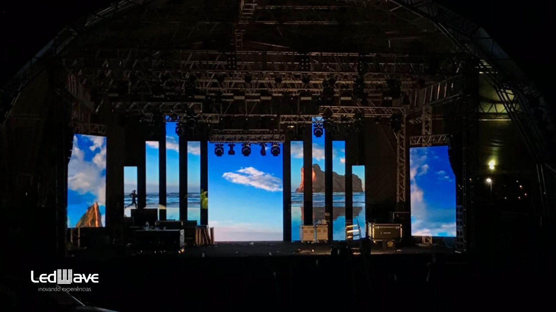 Painel de LED para eventos em clubes - LedWave
