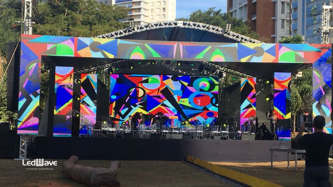 Painel de LED eventos
