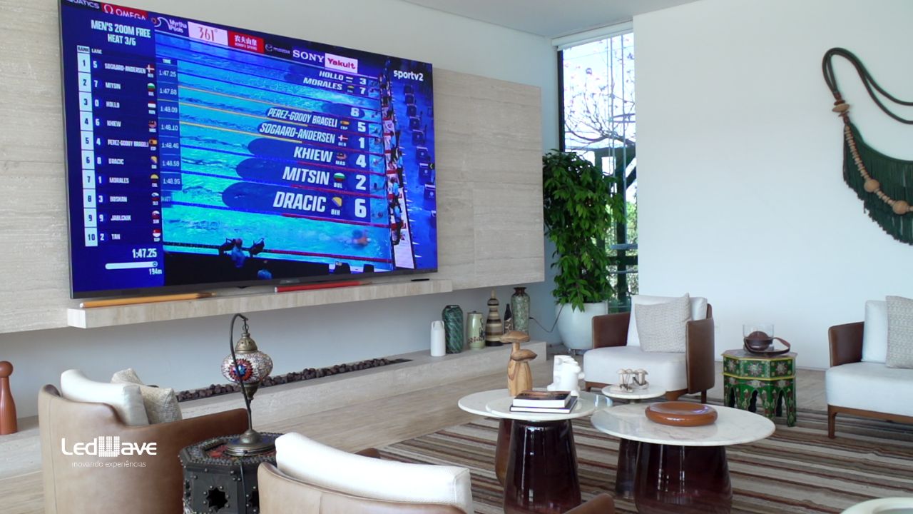 Painel de LED para cinema residencial - LedWave